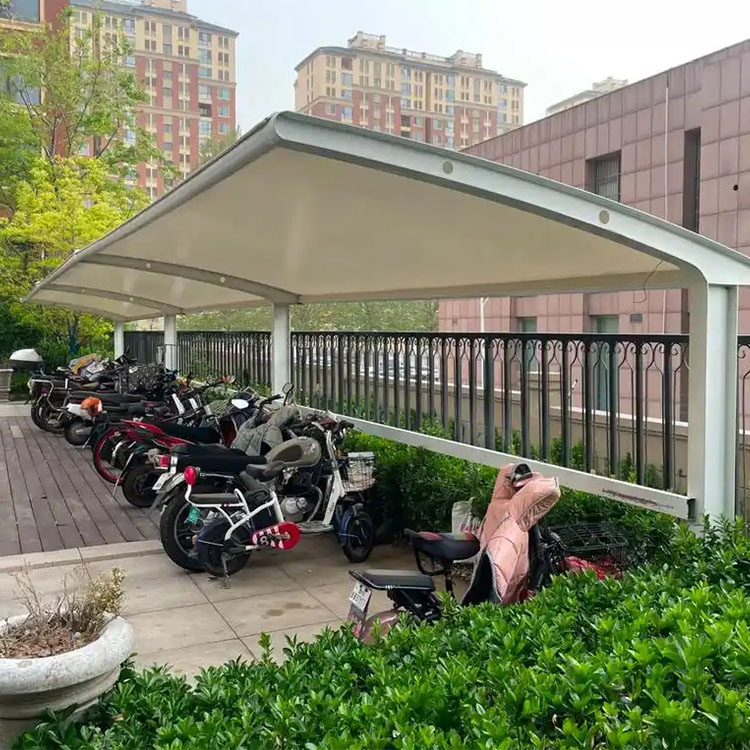 隆昌市膜结构电动车棚